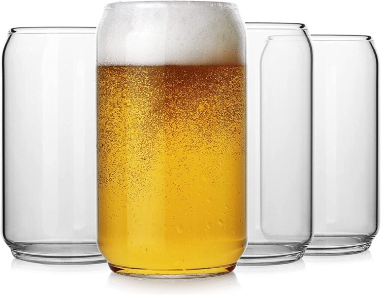 beer can glasses