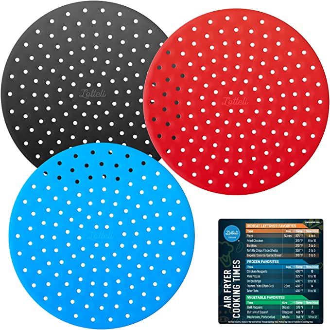 silicone air fryer liners