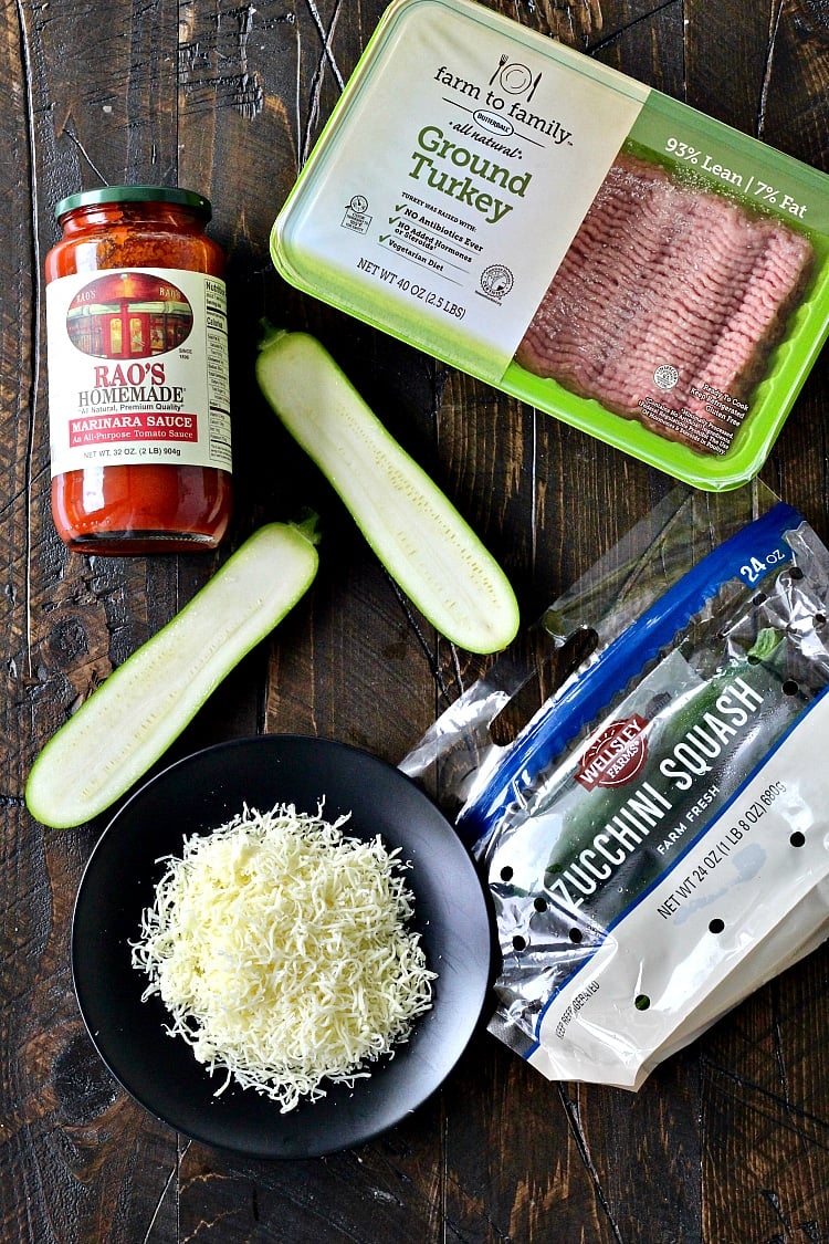 Turkey Stuffed Zucchini Boats