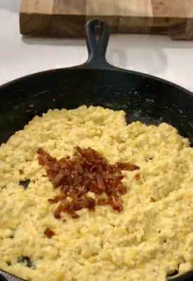 Seared Scallops with Creamy Corn and Bacon