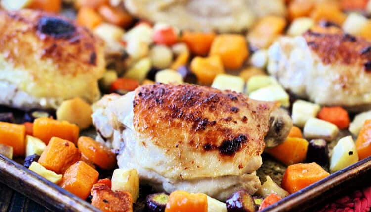 Sheet Pan Miso Chicken
