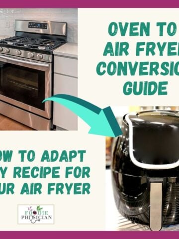 oven to air fryer conversion guide