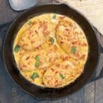 Marry me chicken in a cast iron skillet.