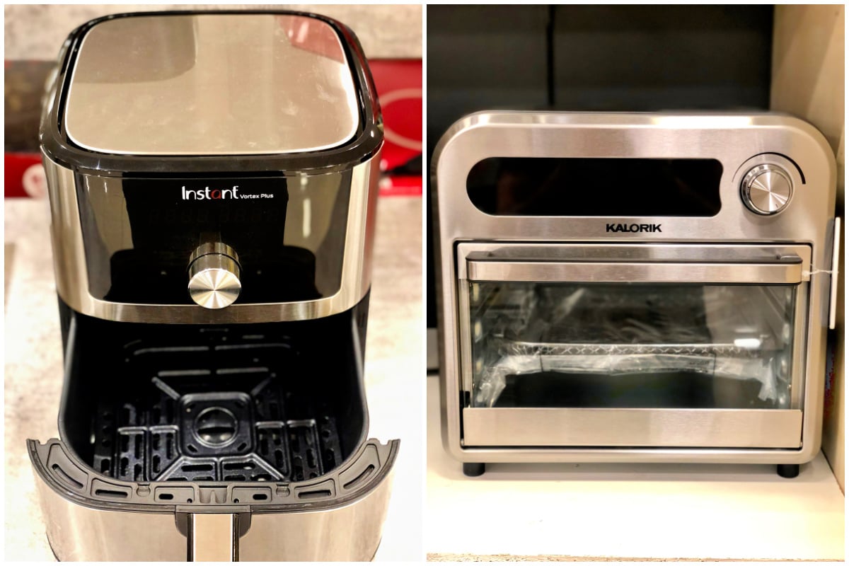 2 different types of air fryers