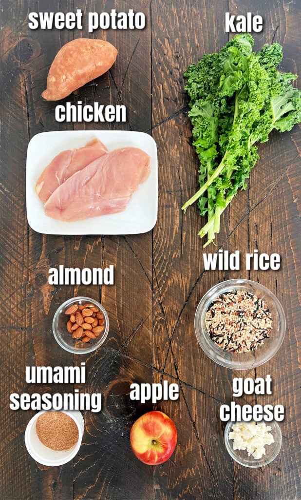 Ingredients for harvest bowls.